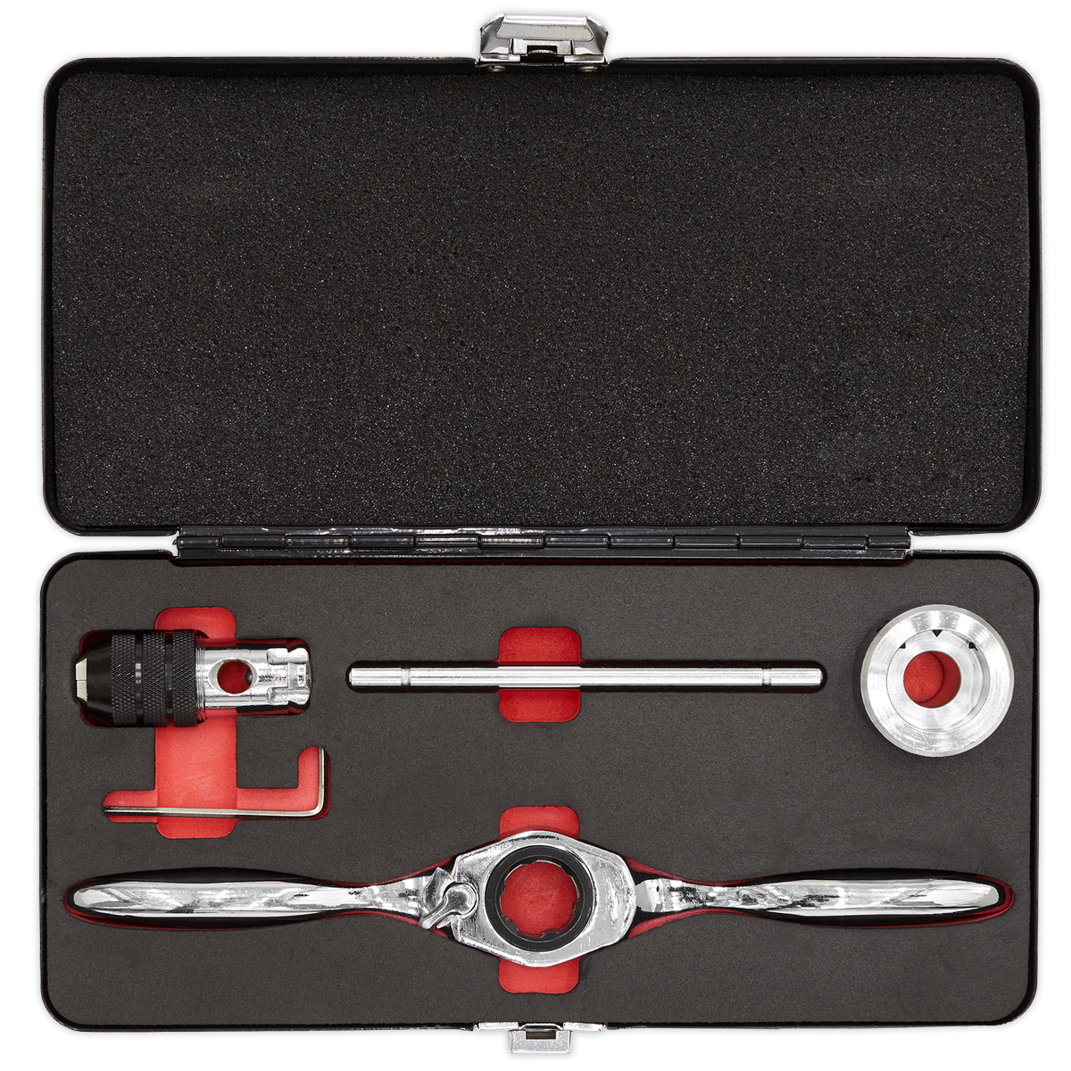 Sealey 5pc Bi-Directional Ratchet Tap & Die Holder Set - Metric AK3027