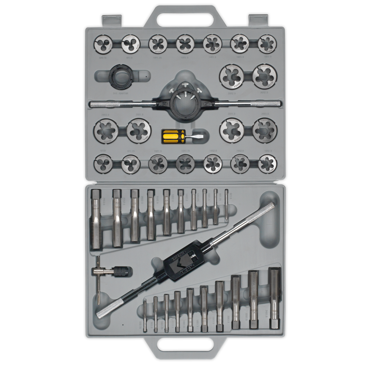 Sealey 45pc Tap & Die Set Split Dies - Metric AK303