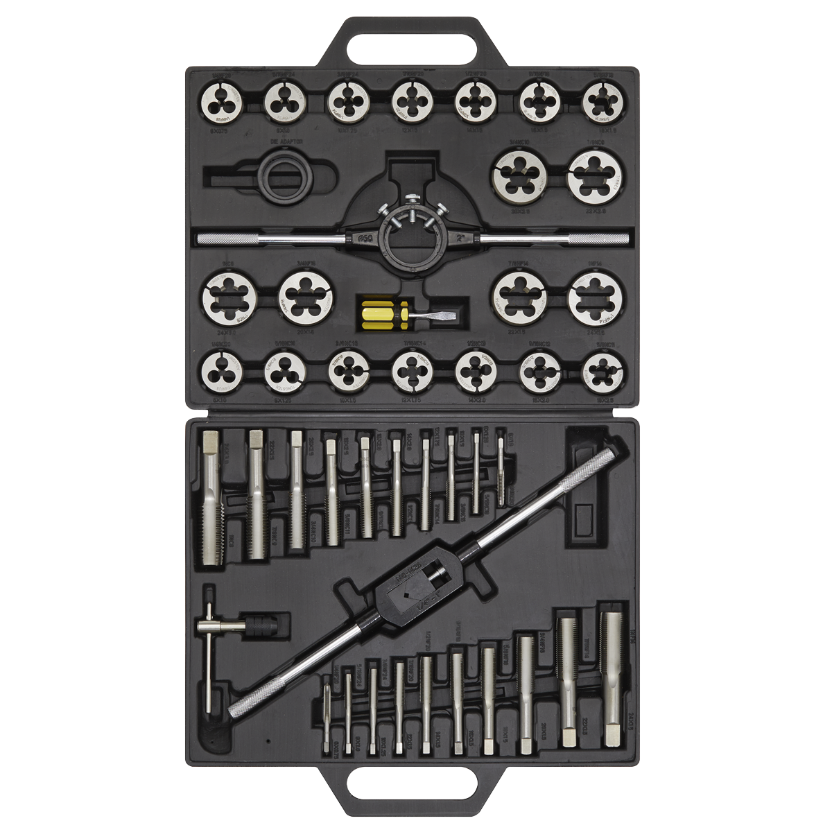 Sealey 45pc Tap & Die Set Split Dies - Imperial AK303IMP