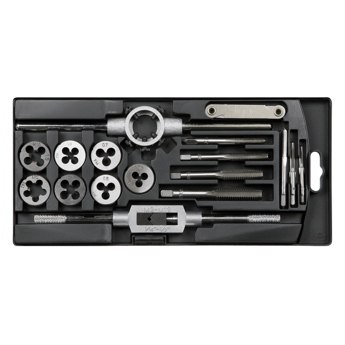 Sealey 17pc Tap & Die Set - Metric AK321