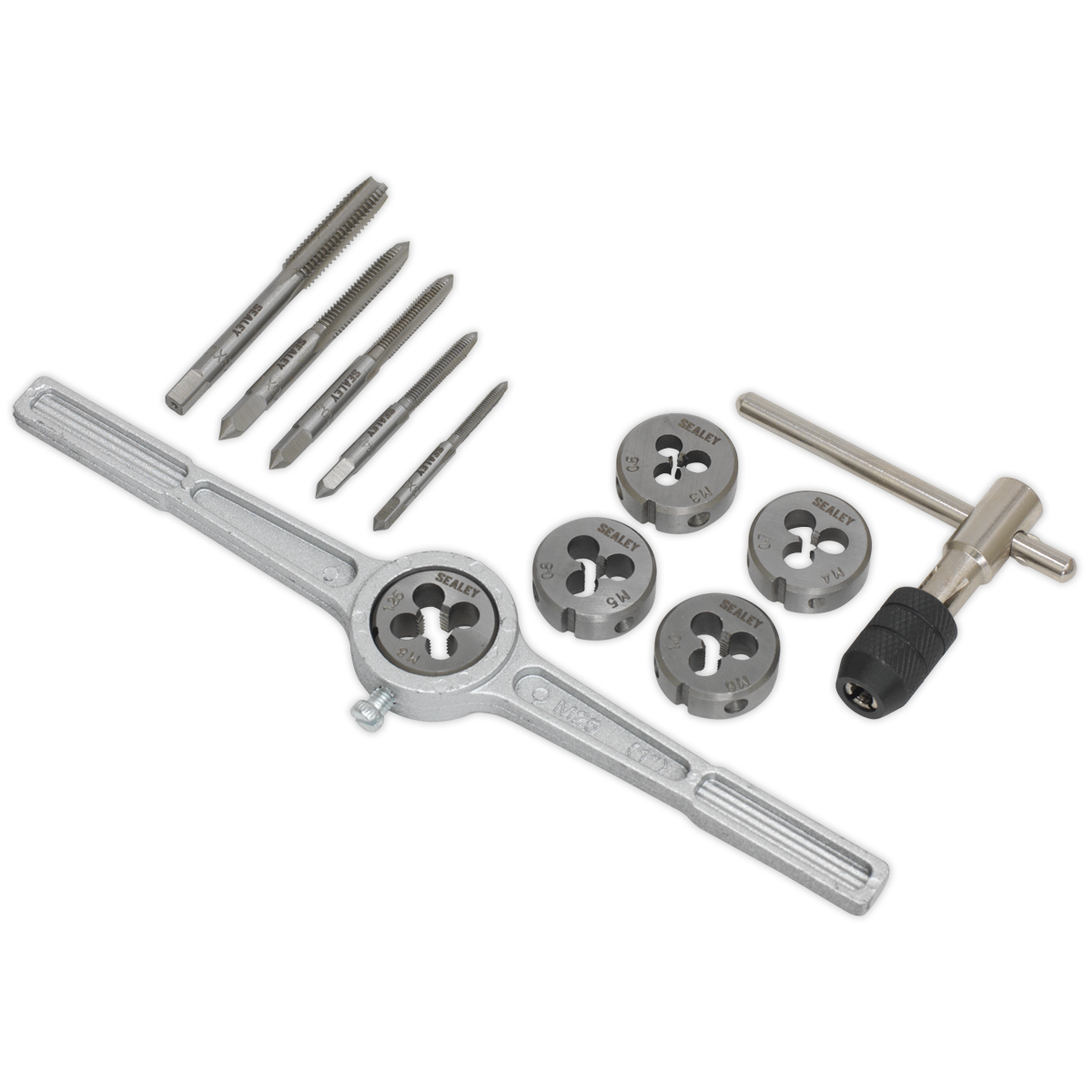 Sealey 12pc Tap & Die Set - Metric AK322