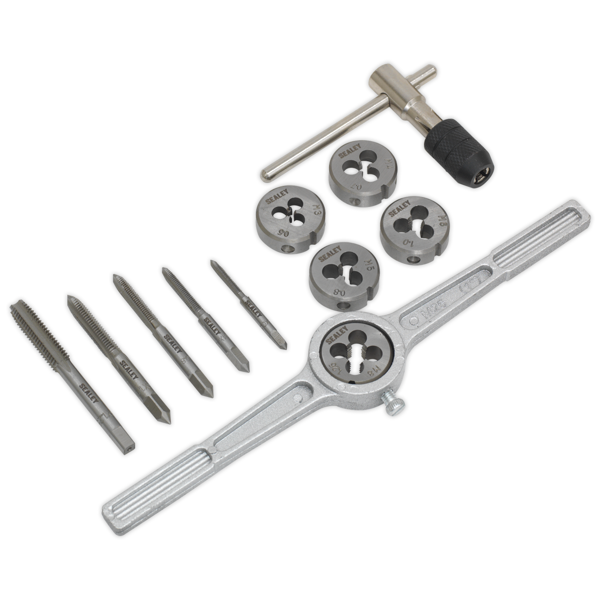 Sealey 12pc Tap & Die Set - Metric AK322