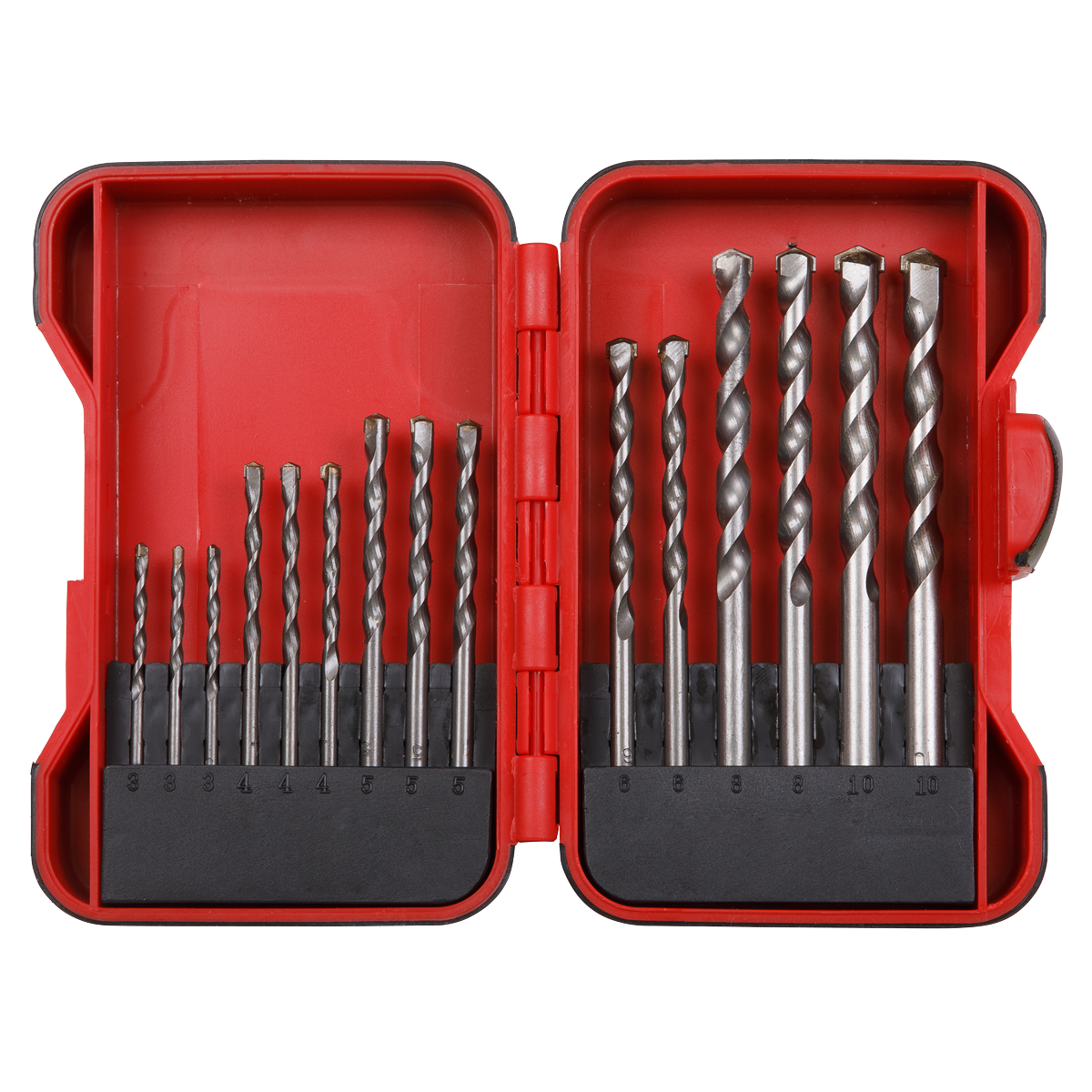Sealey 15pc Masonry Drill Bit Set AK3715M