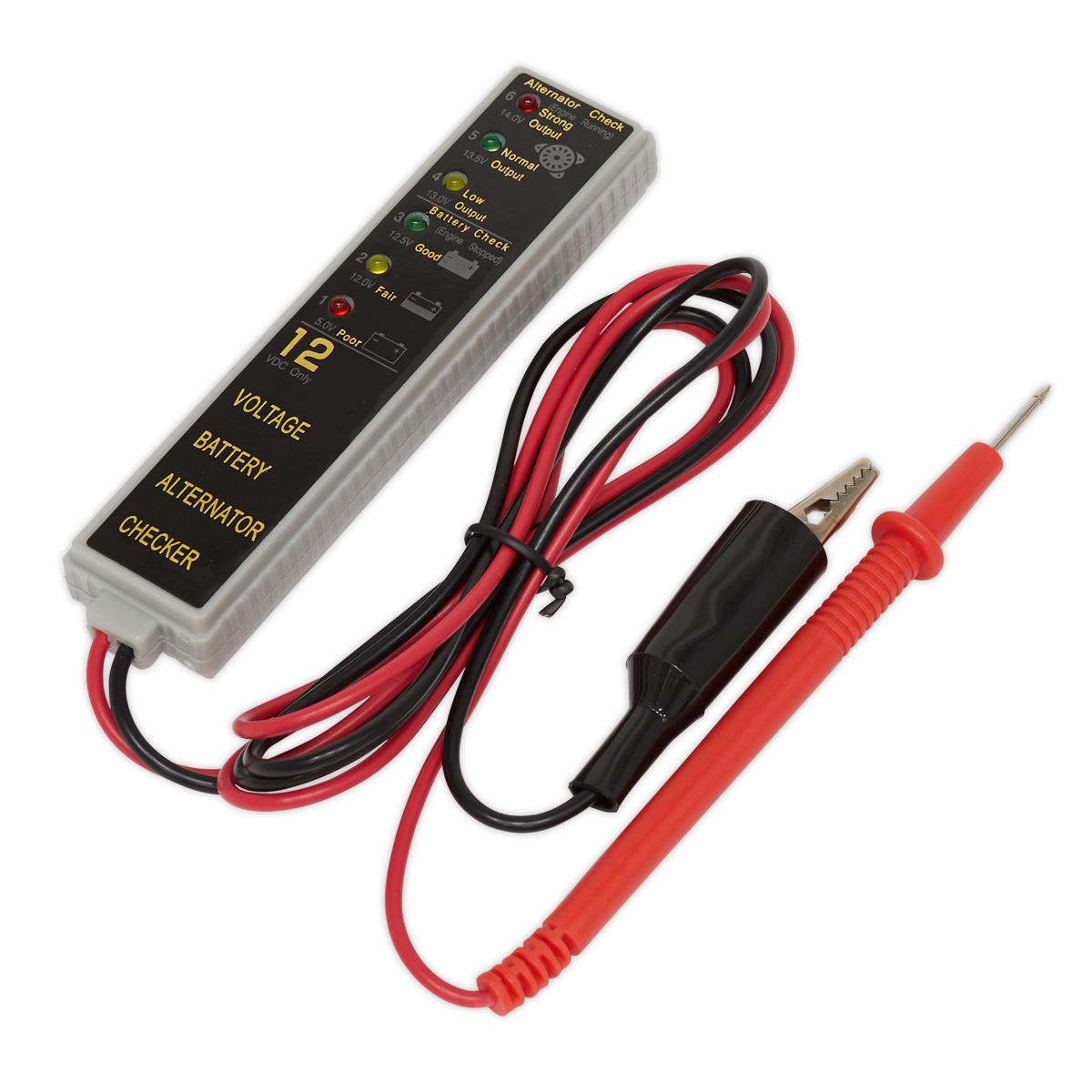 Sealey 12V LED Battery/Alternator Tester AK400