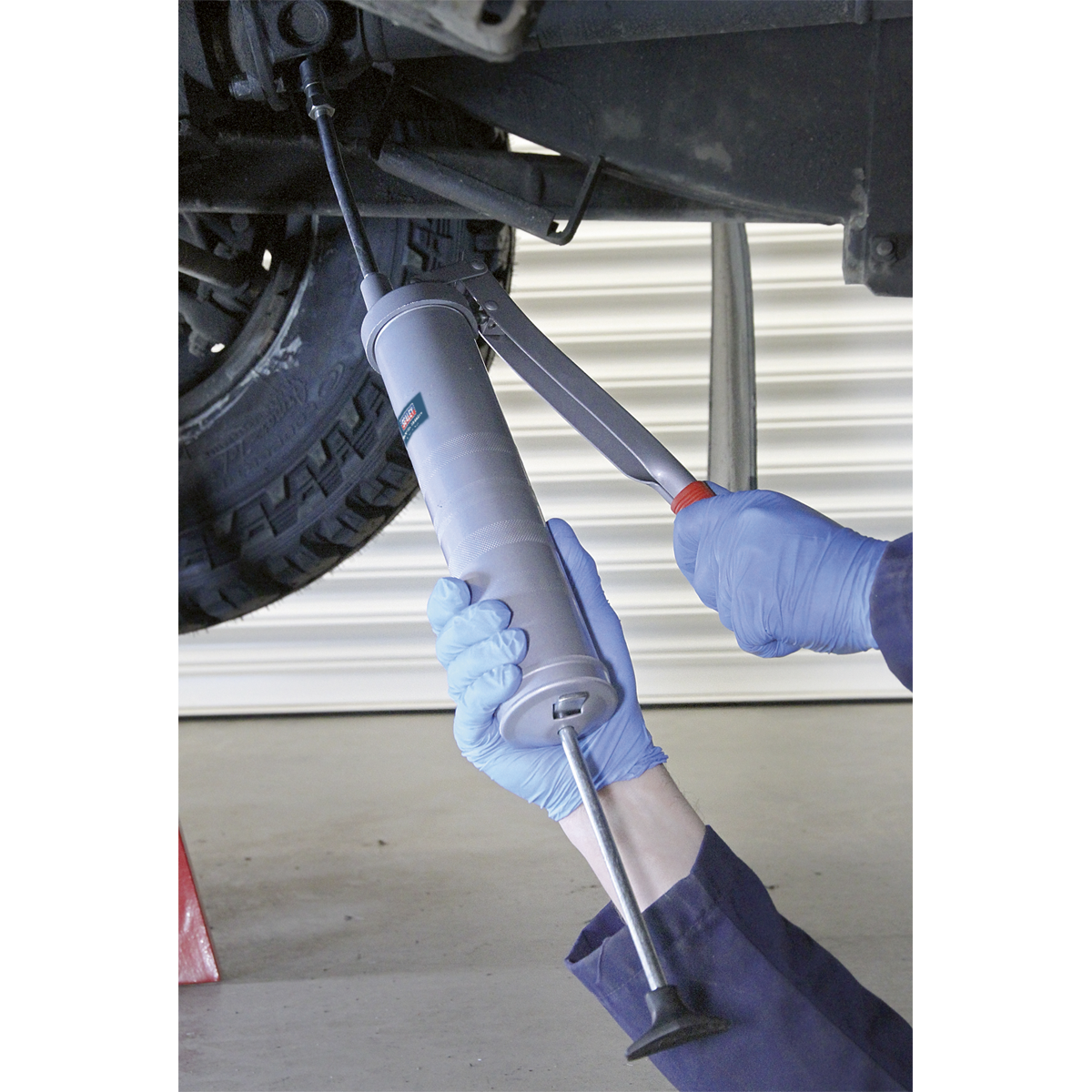 Sealey 3-Way Fill Side Lever Grease Gun AK443