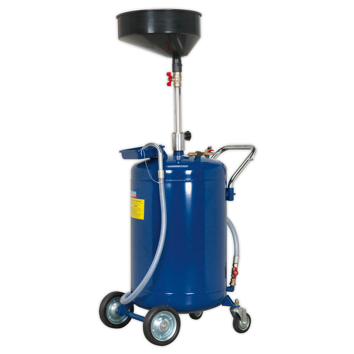 Sealey 110L Air Discharge Mobile Oil Drainer AK458DX