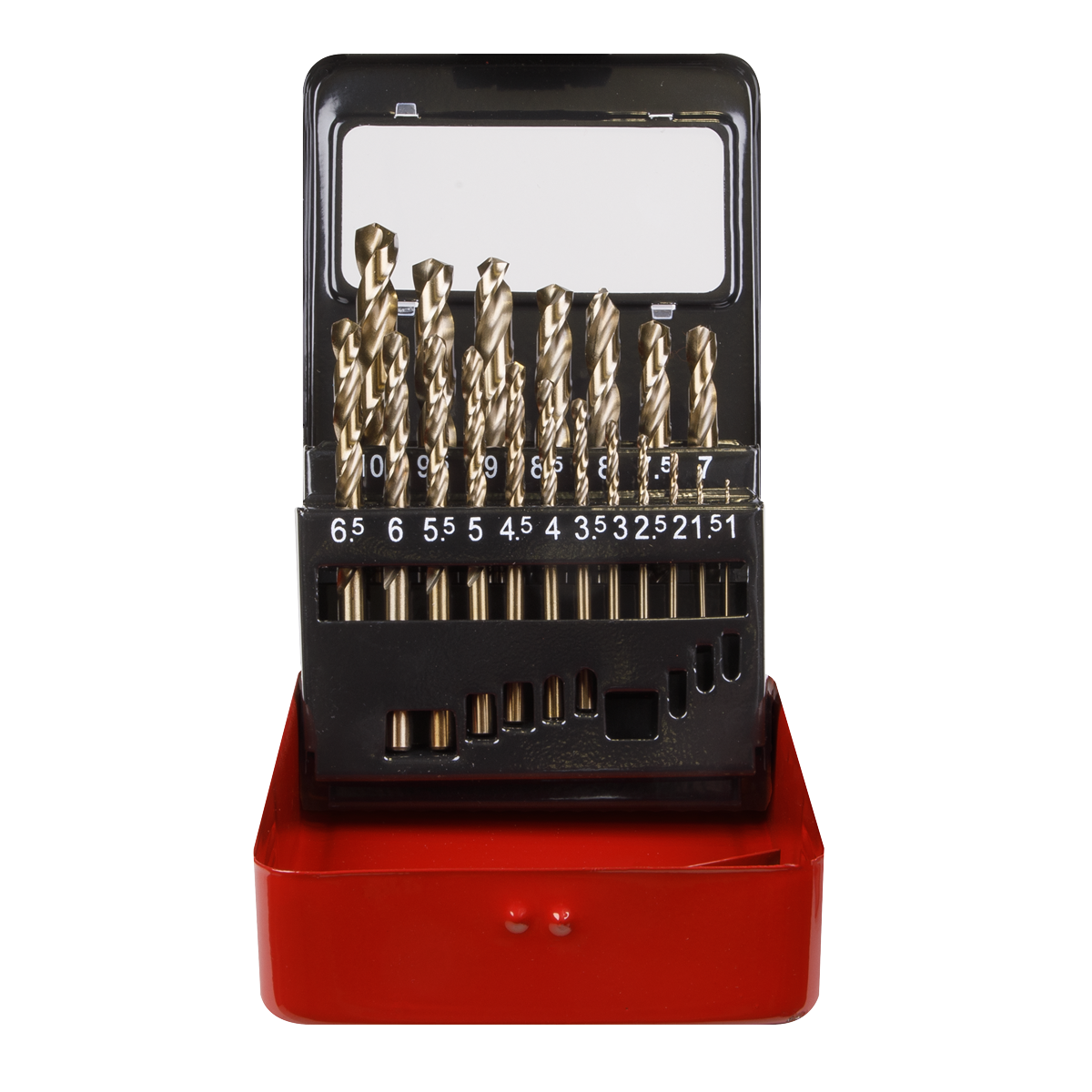 Sealey 19pc HSS Cobalt Fully Ground Drill Bit Set AK4701