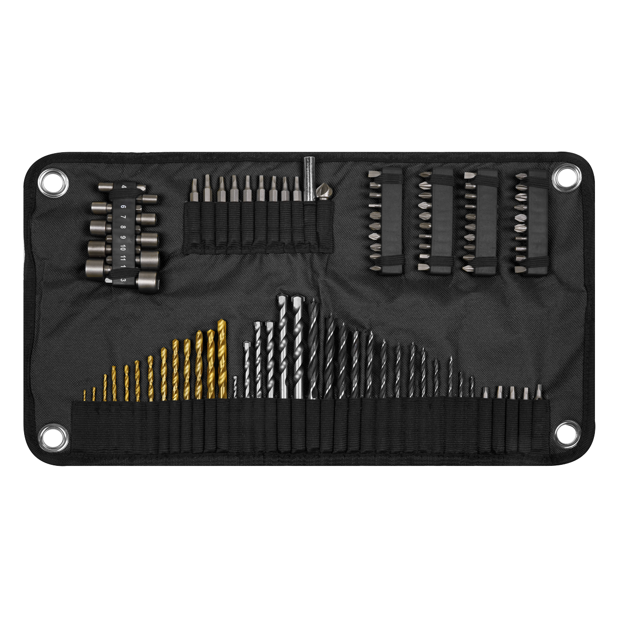 Sealey 98pc Drill & Bit Accessory Set AK4798