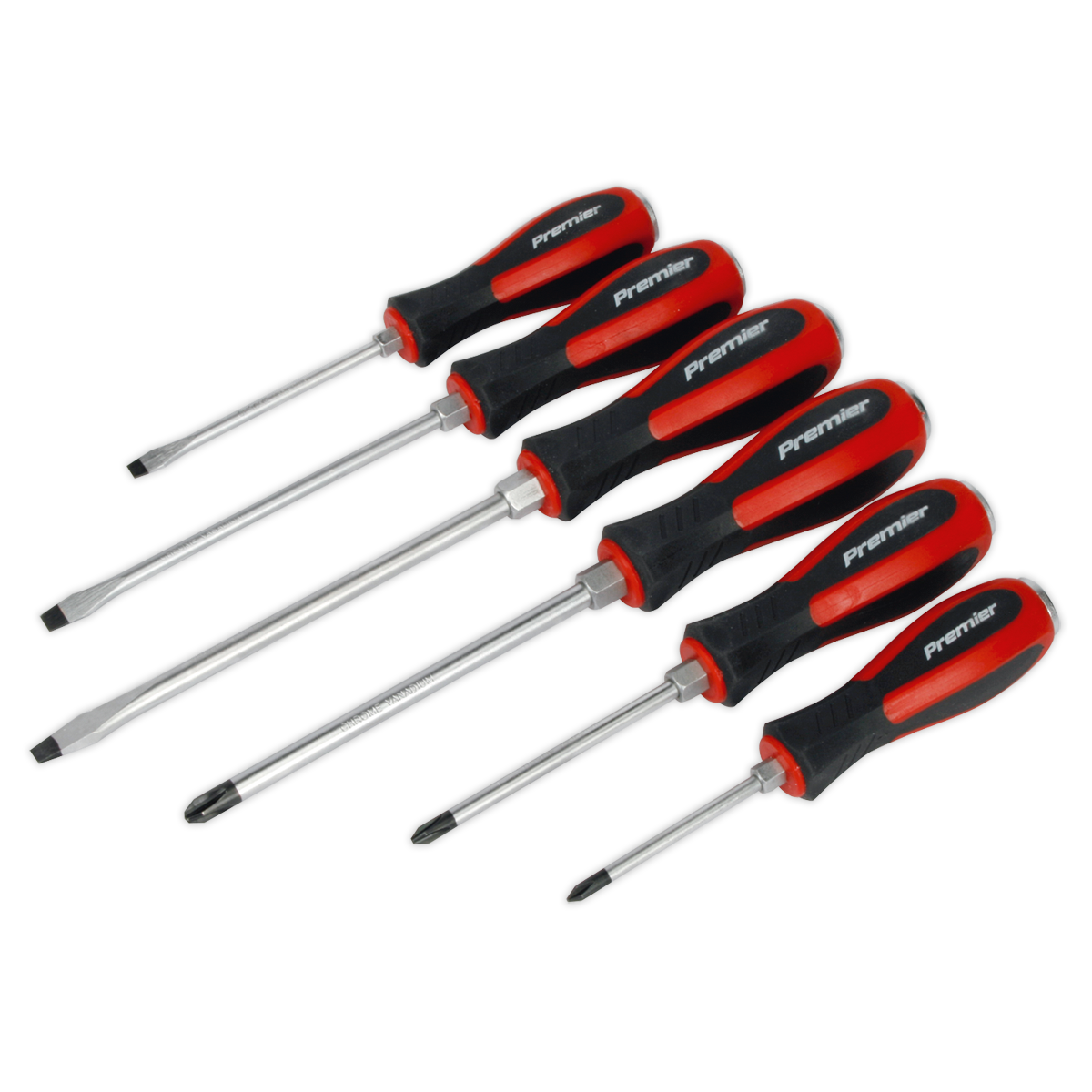 Sealey 6pc Hammer-Thru Screwdriver Set AK4932