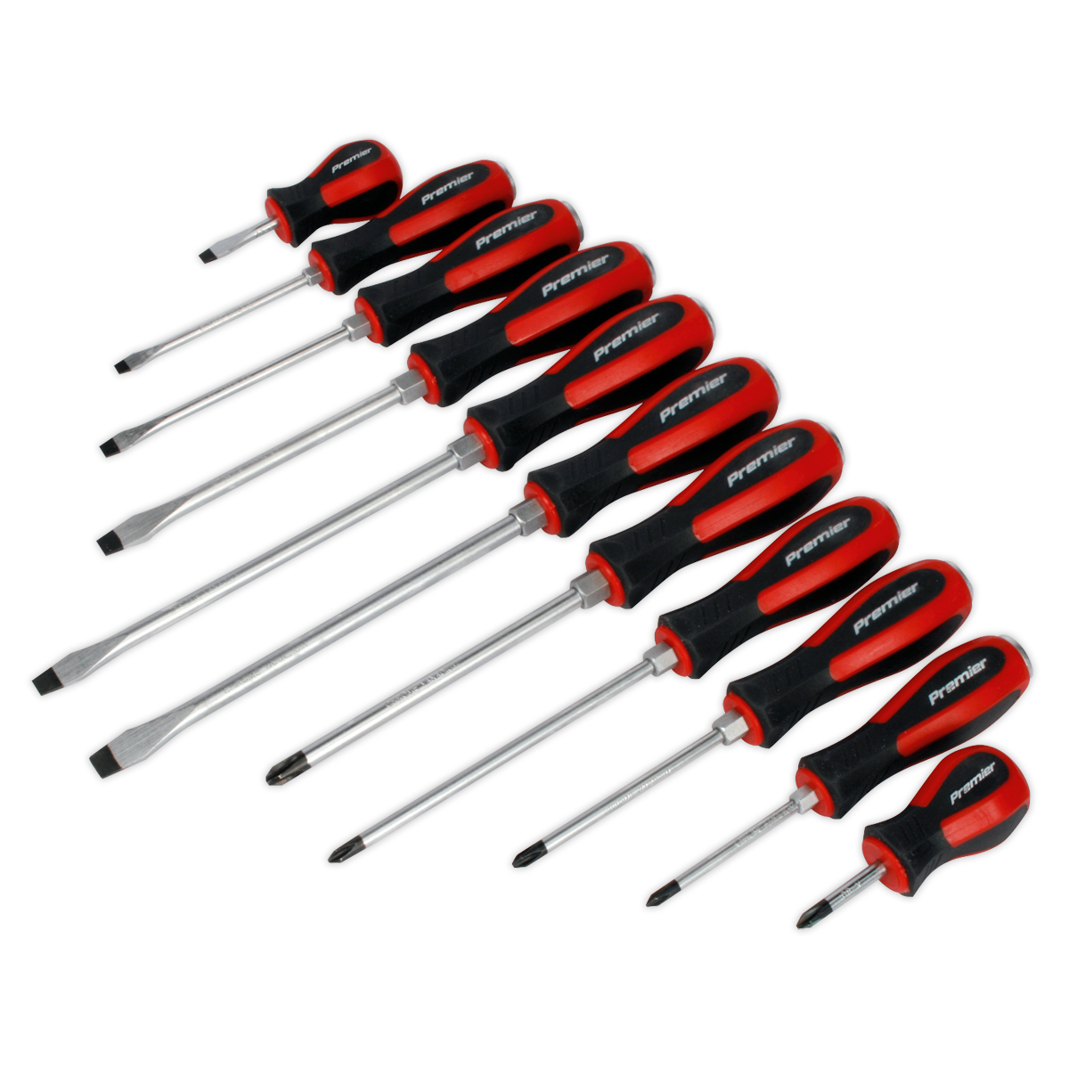 Sealey 11pc Hammer-Thru Screwdriver Set AK4933