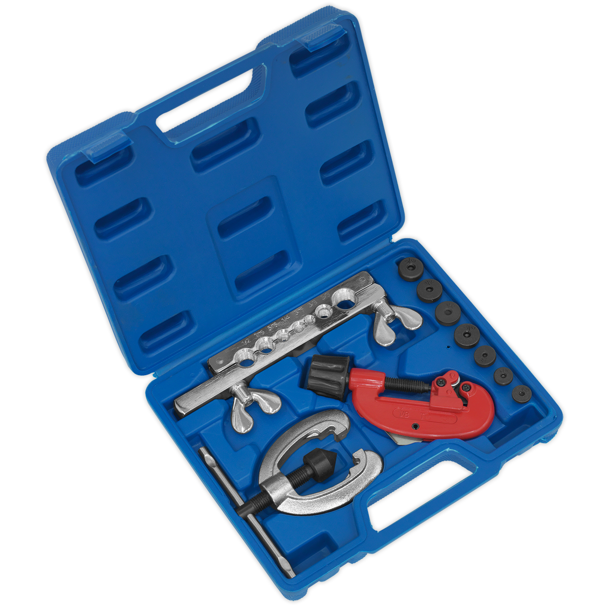 Sealey 10pc Pipe Flaring & Cutting Kit AK506