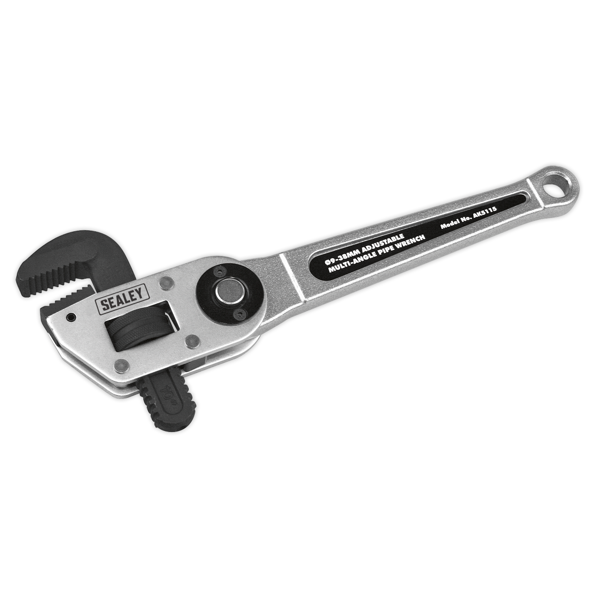 Sealey Ø9-38mm Adjustable Multi-Angle Pipe Wrench AK5115