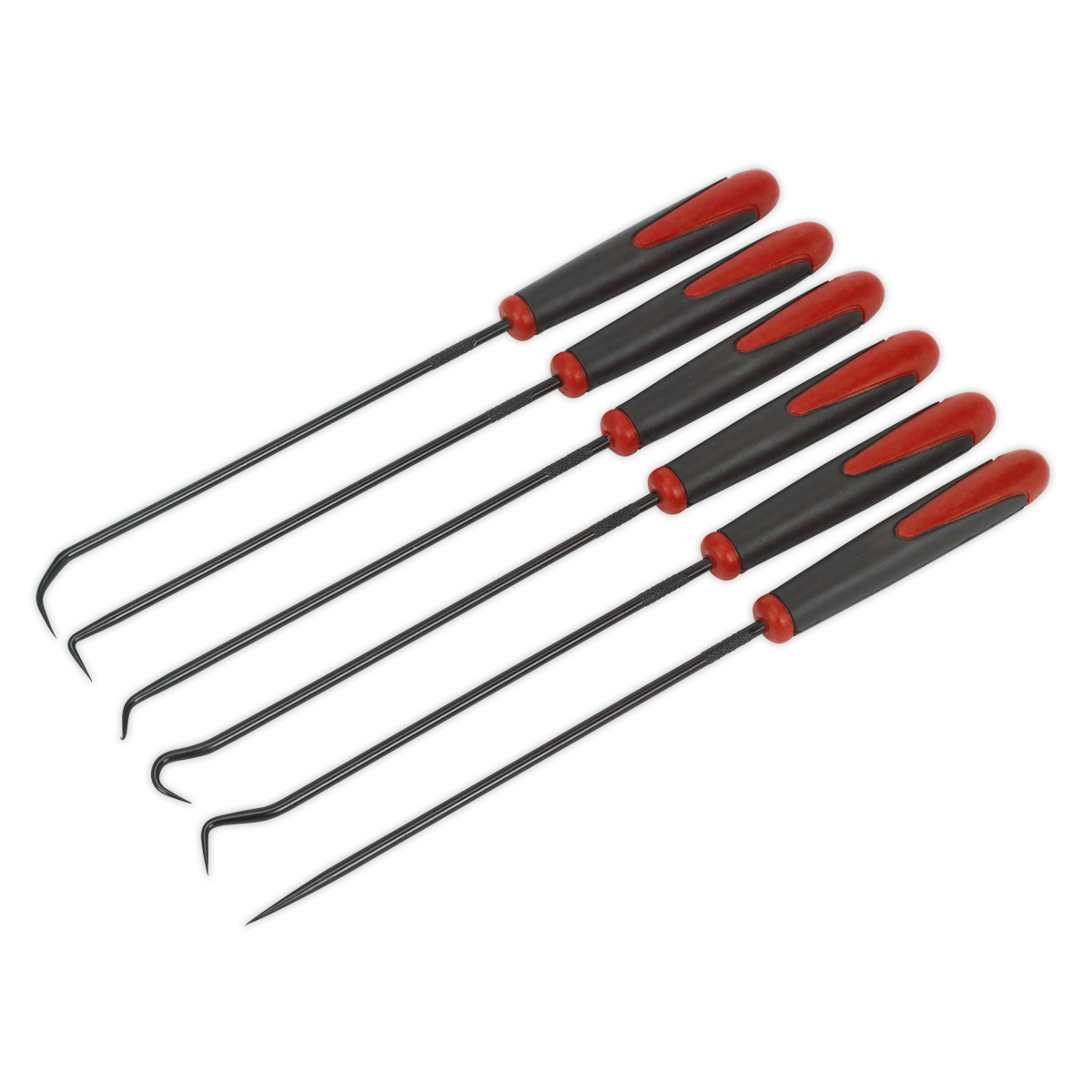 Sealey 6pc Extra-Long Pick & Hook Set AK5215