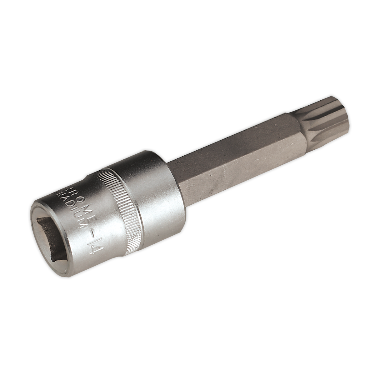 Sealey M14 x 100mm 1/2"Sq Drive Spline Socket Bit AK5531