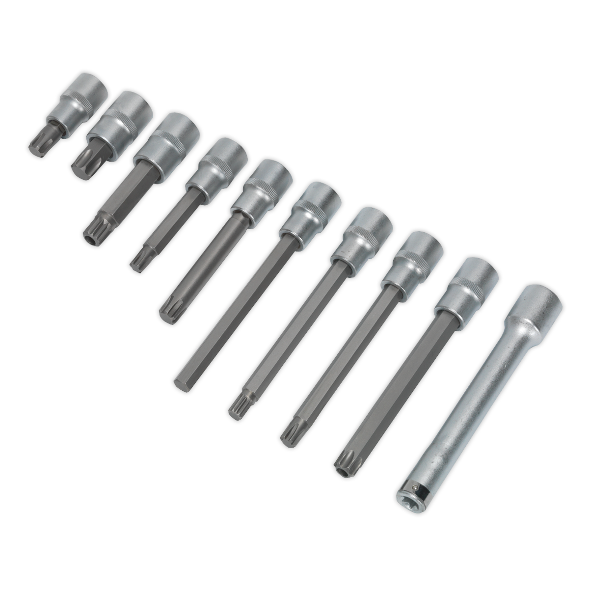 Sealey 10pc 1/2"Sq Drive Head Bolt Socket Bit Set AK5538