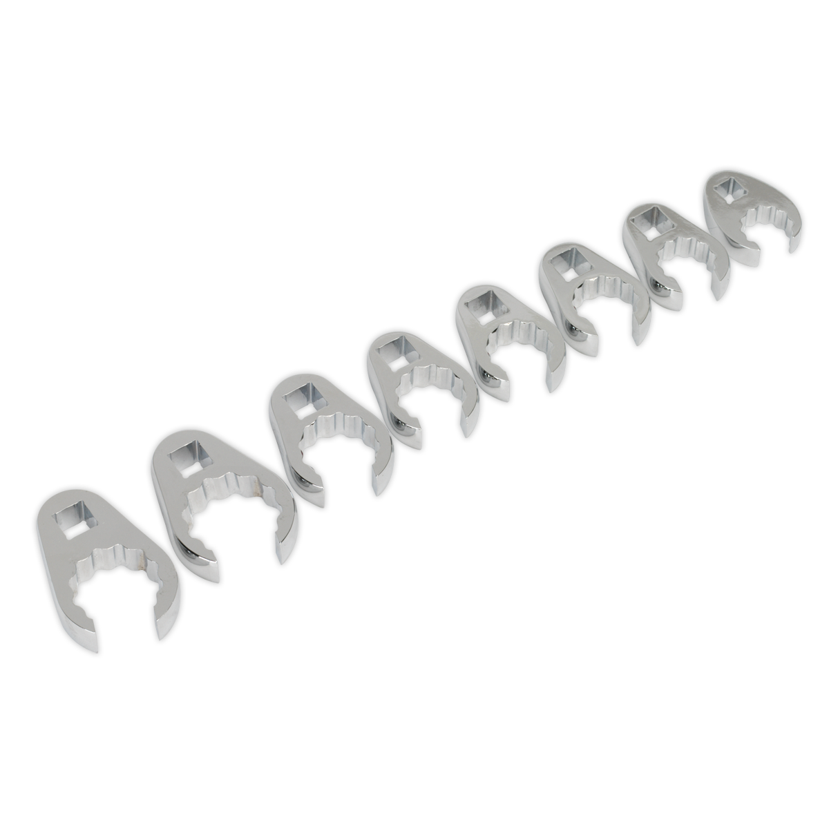 Sealey 8pc 1/2"Sq Drive Crow's Foot Spanner Set AK5981