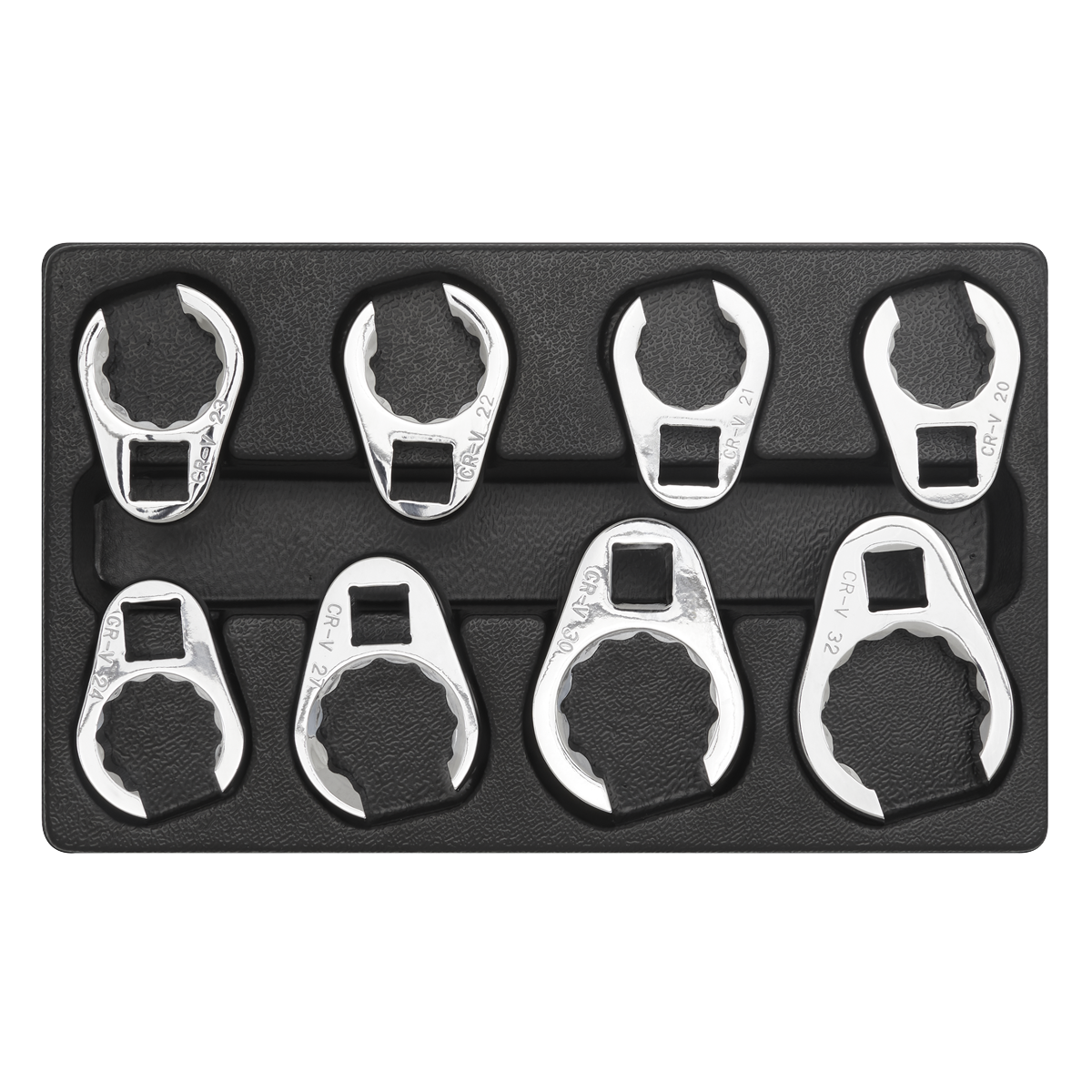 Sealey 8pc 1/2"Sq Drive Crow's Foot Spanner Set AK5981
