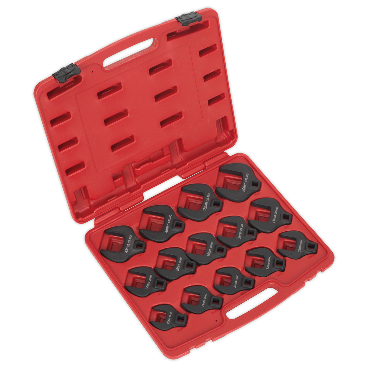 Sealey 14pc 1/2"Sq Drive Crow's Foot Spanner Set AK59831