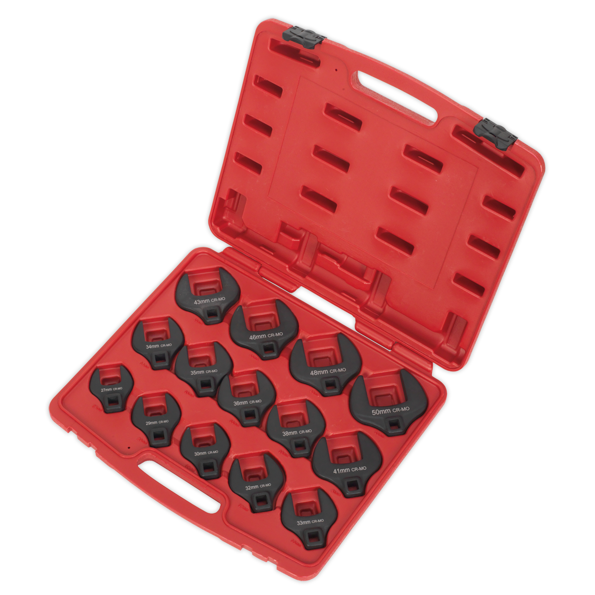 Sealey 14pc 1/2"Sq Drive Crow's Foot Spanner Set AK59831