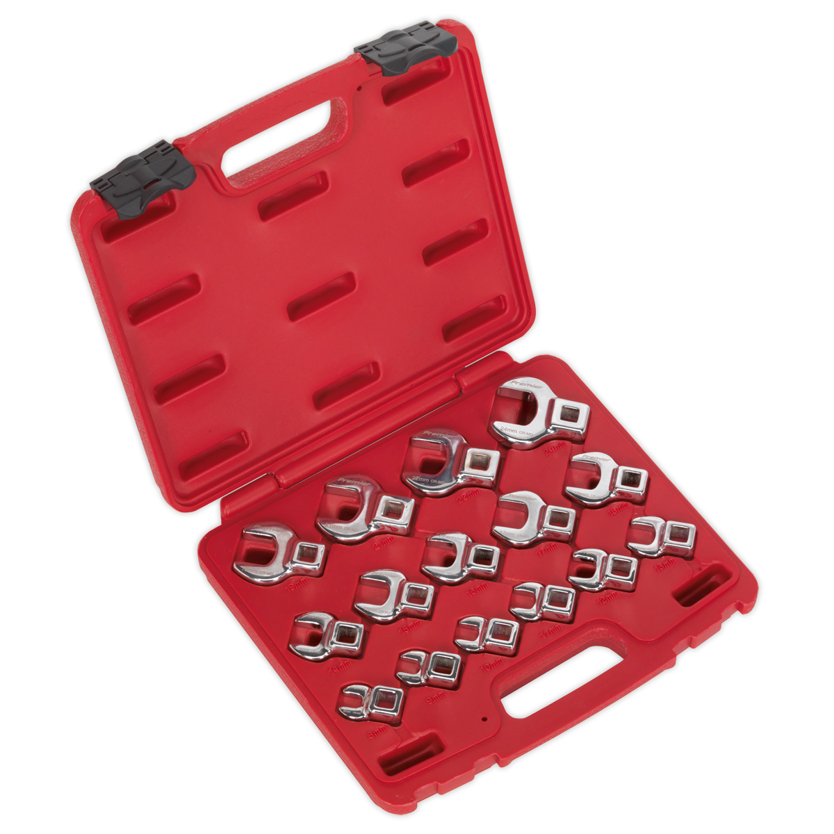 Sealey 15pc 3/8"Sq Drive Crow's Foot Spanner Set AK59891
