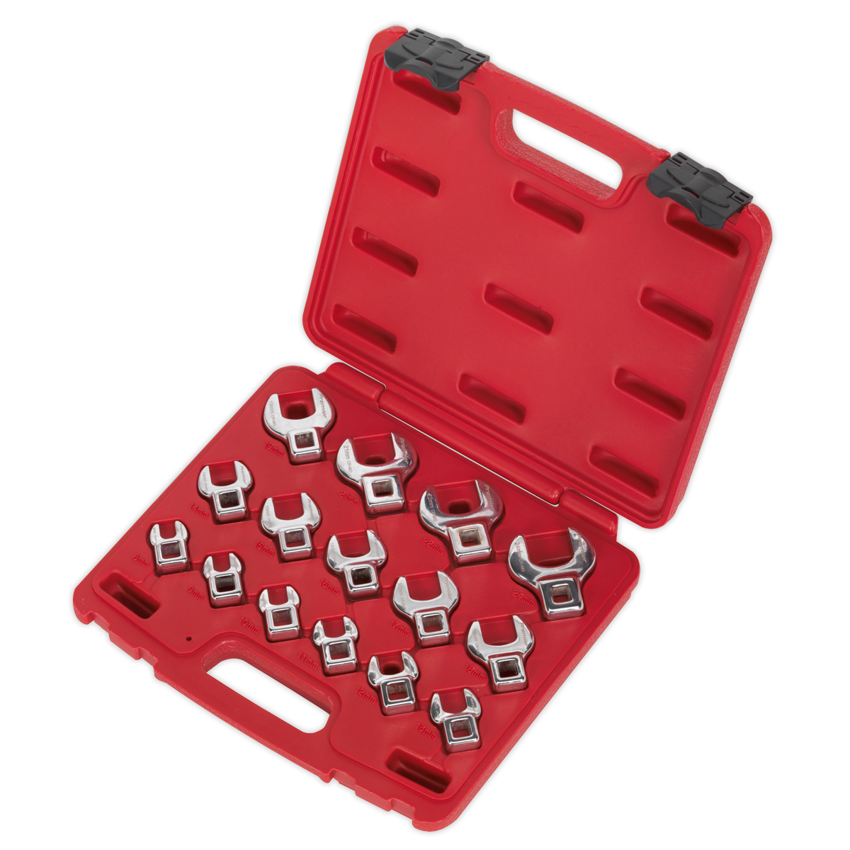 Sealey 15pc 3/8"Sq Drive Crow's Foot Spanner Set AK59891