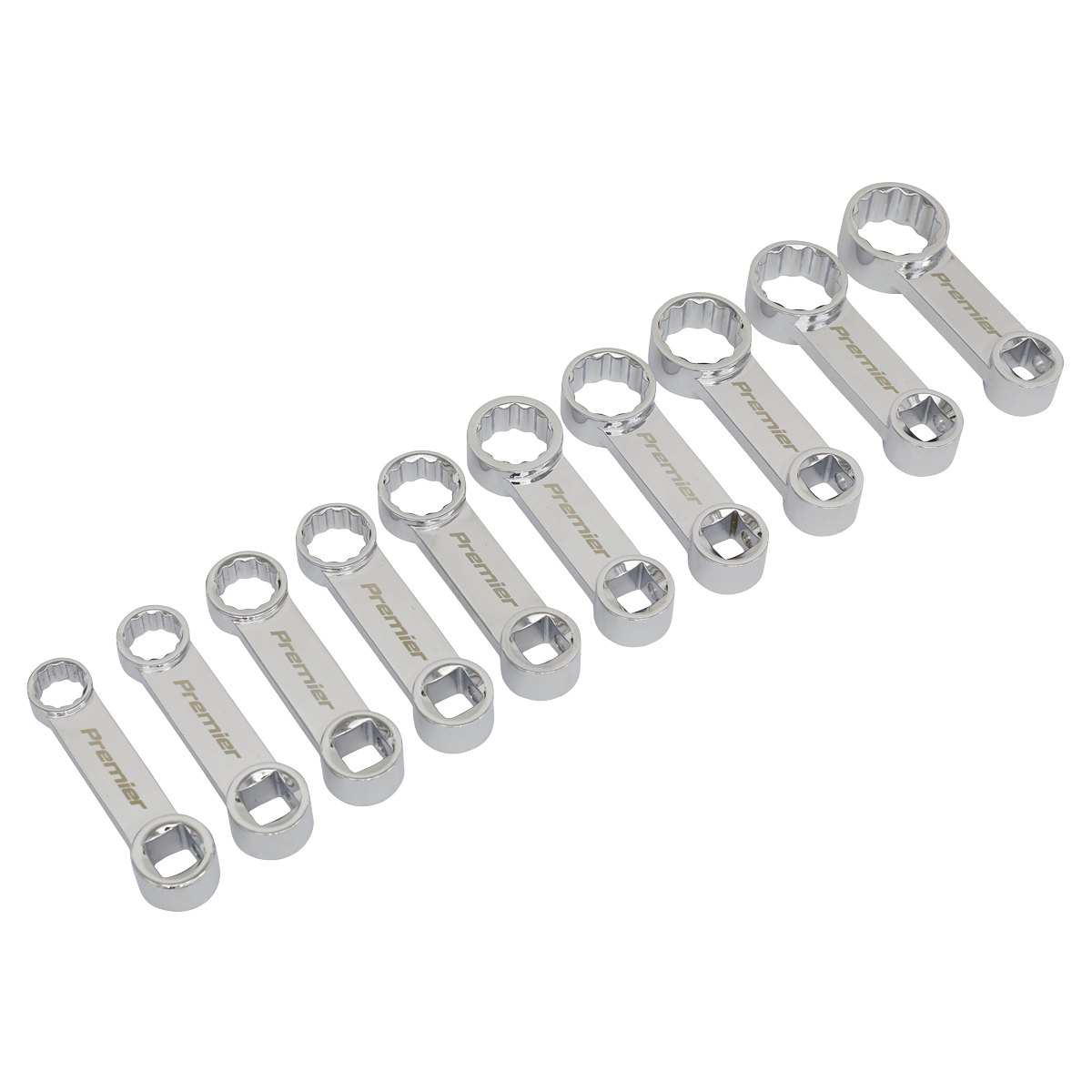 Sealey 10pc 3/8"Sq Drive Torque Adaptor Spanner Set AK59895