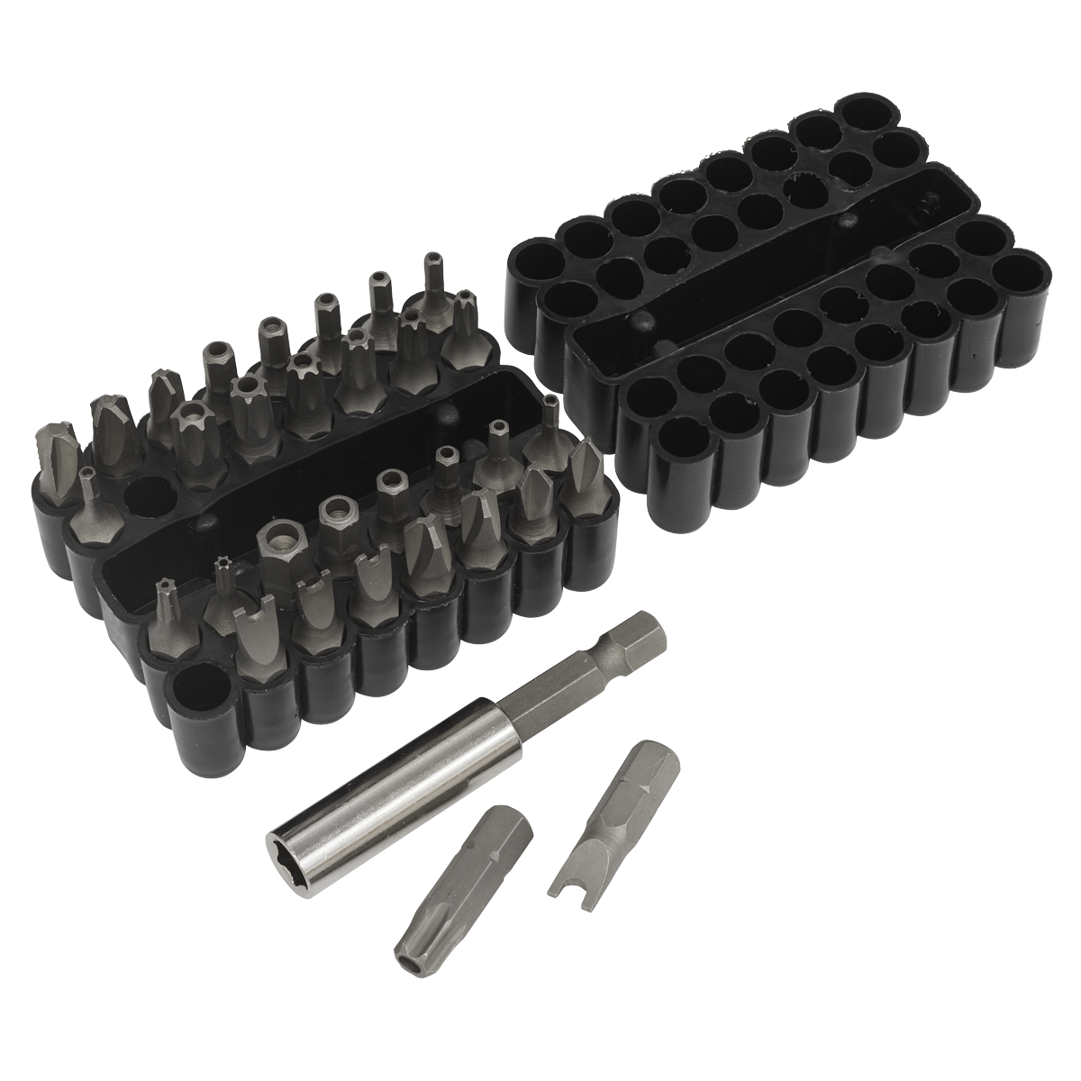 Sealey 33pc Security Bit & Magnetic Adaptor Set AK614