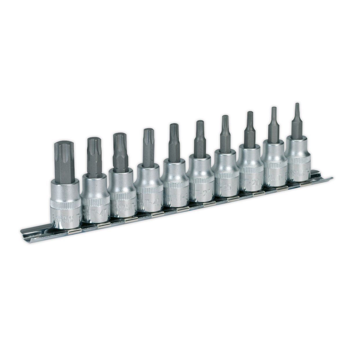 Sealey 10pc 3/8"Sq Drive TRX-Star* Socket Bit Set AK6207