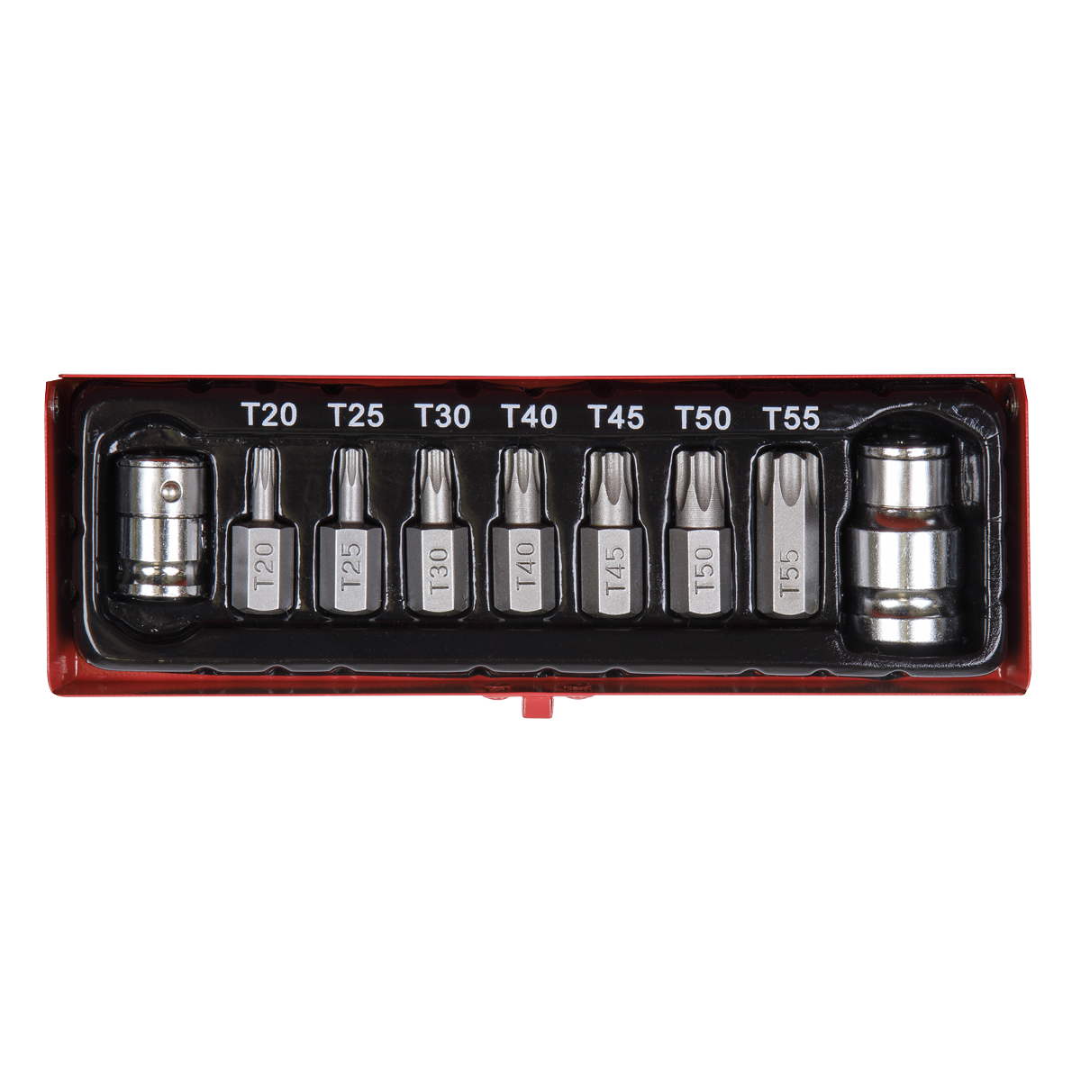 Sealey 9pc 3/8" & 1/2"Sq Drive TRX-Star* Bit & Holder Set AK6210