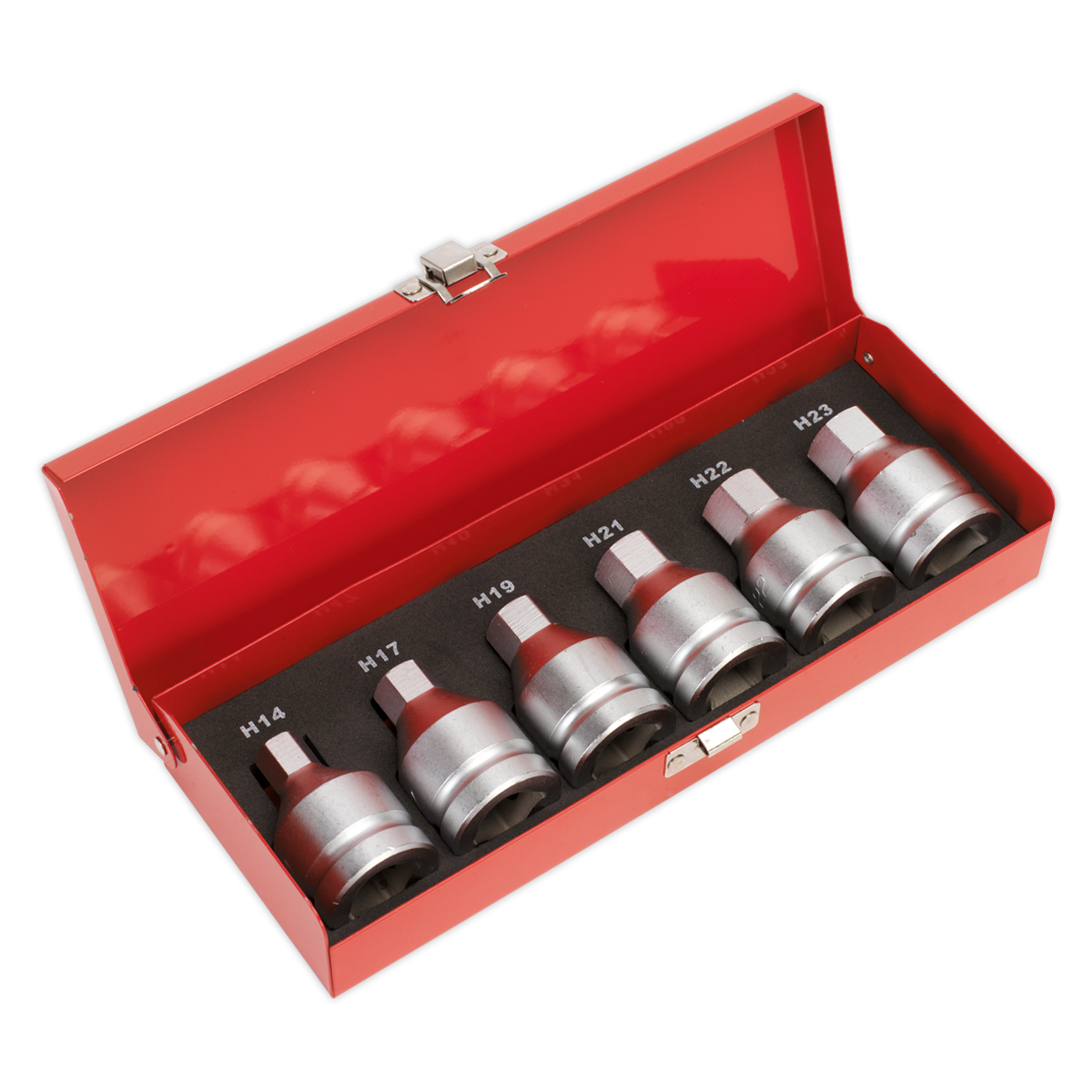 Sealey 6pc 3/4"Sq Drive Hex Socket Bit Set AK6217