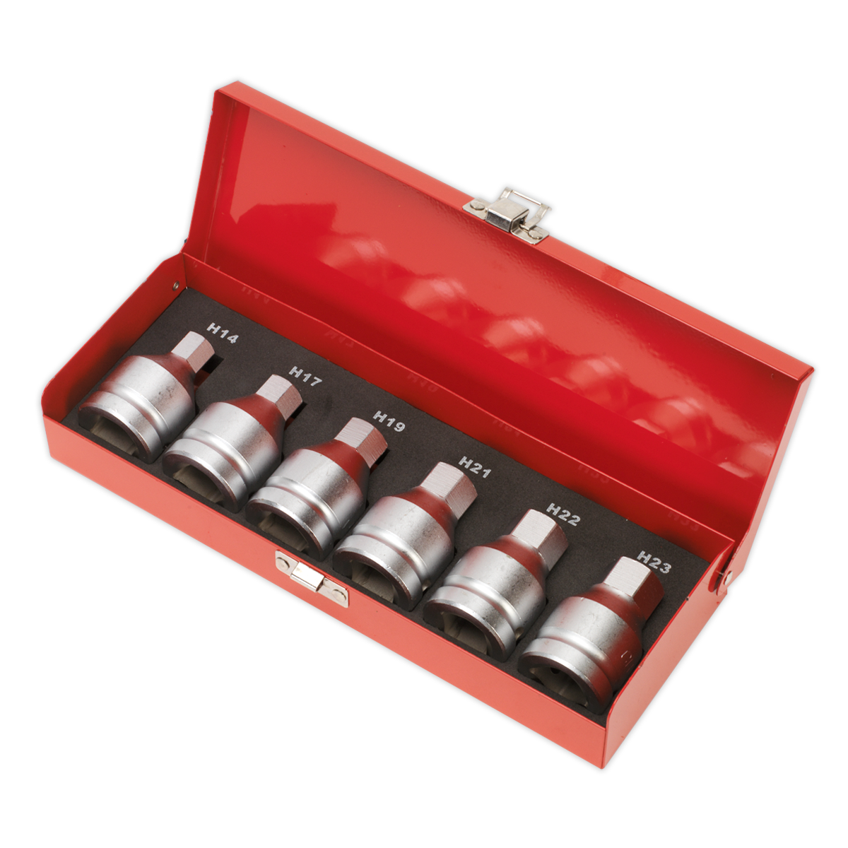 Sealey 6pc 3/4"Sq Drive Hex Socket Bit Set AK6217