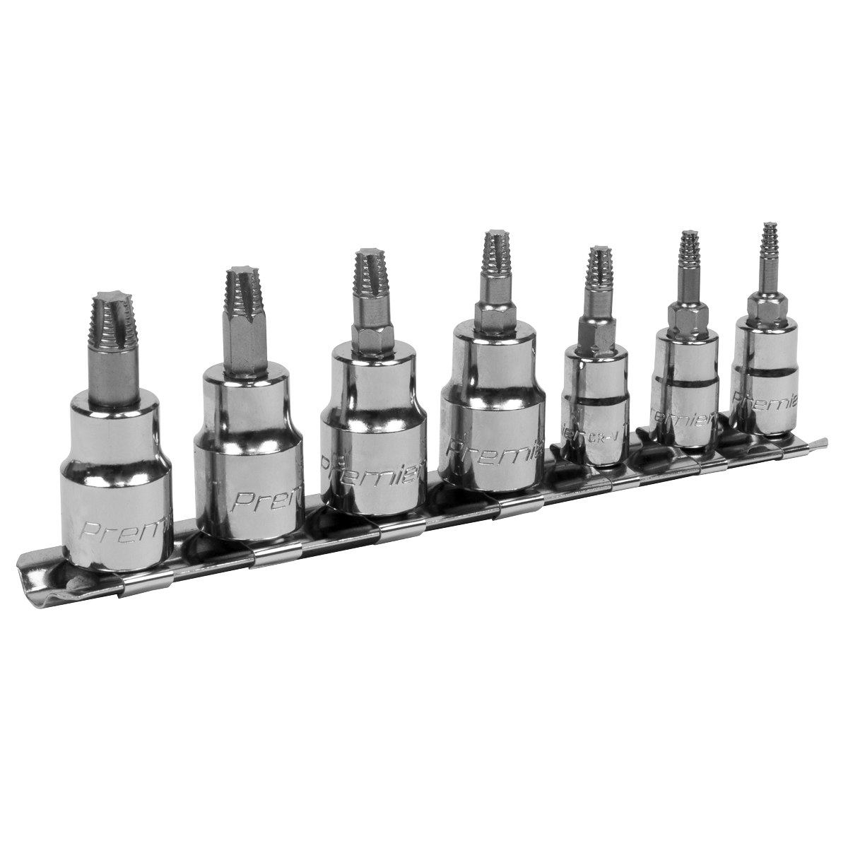 Sealey 7pc 1/4" & 3/8"Sq Drive Lock-On™ TRX-Star* Socket Bit Set AK62262