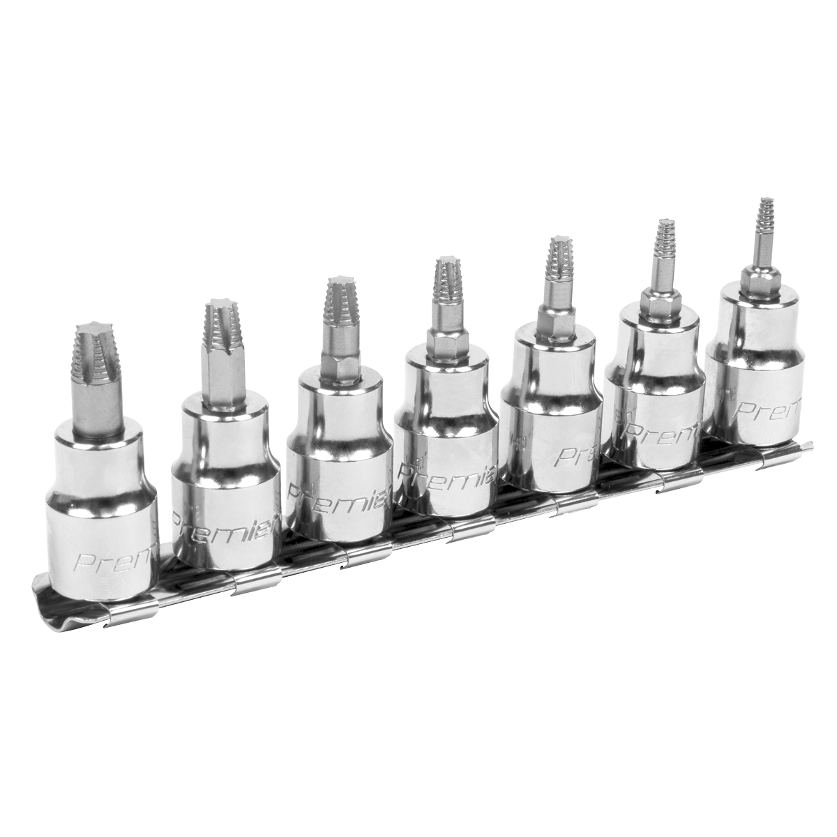 Sealey 7pc 3/8"Sq Drive Lock-On™ TRX-Star* Socket Bit Set AK62263