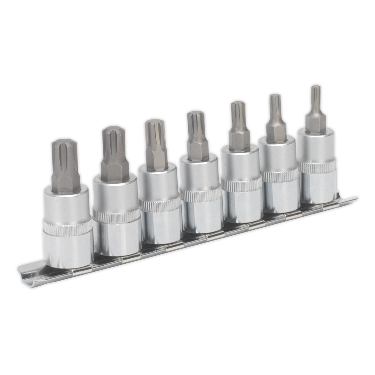 Sealey 7pc 3/8"Sq Drive Ribe Socket Bit Set AK6232