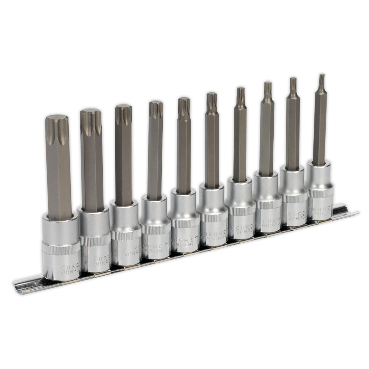 Sealey 10pc 1/2"Sq Drive TRX-Star* Socket Bit Set AK6237