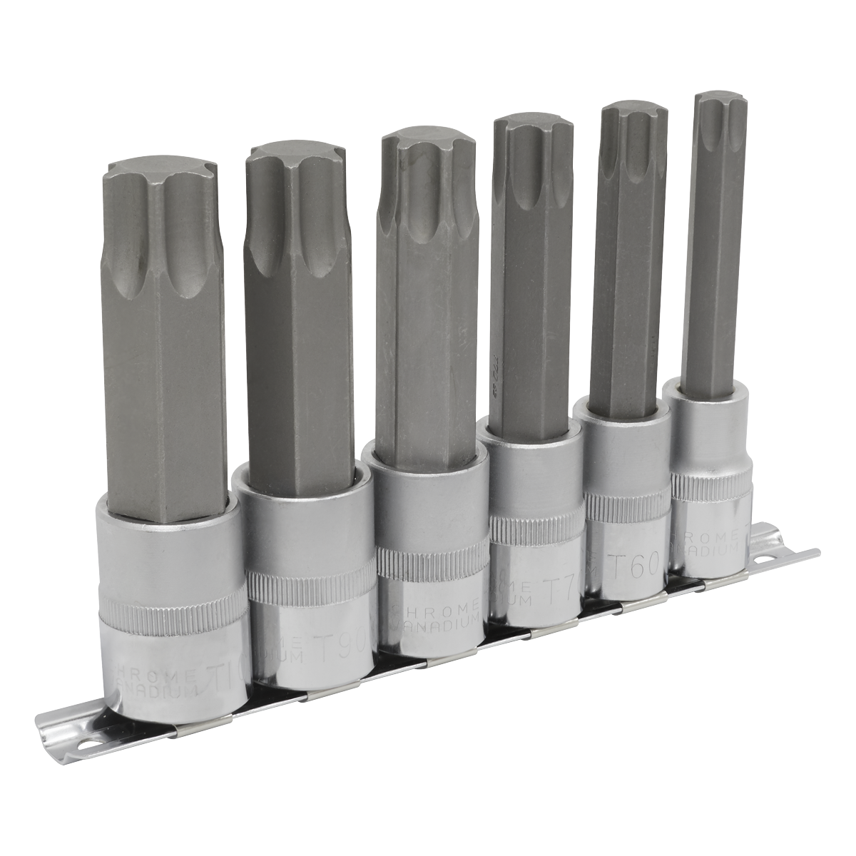 Sealey 6pc 1/2"Sq Drive TRX-Star* Socket Bit Set AK627