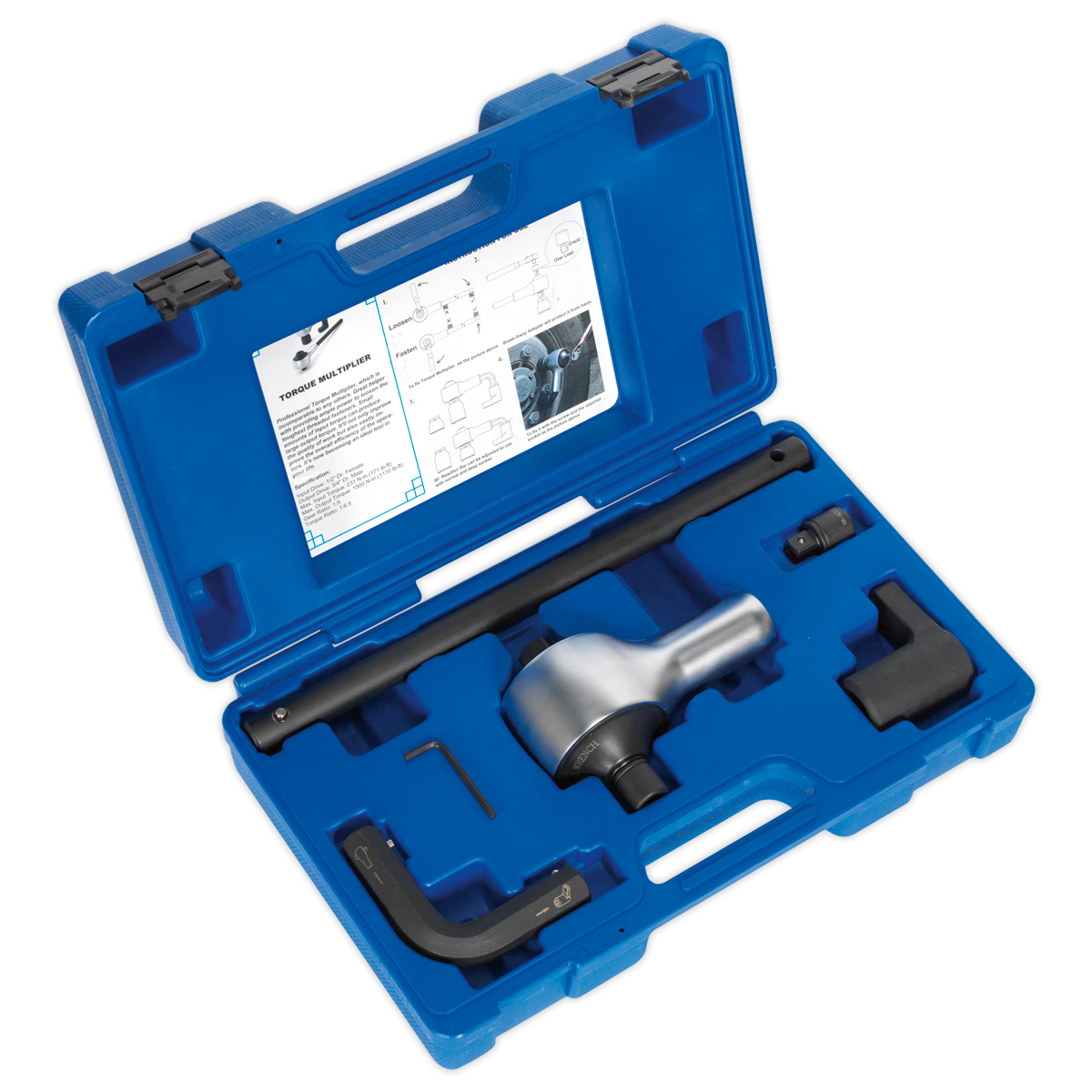 Sealey 7pc 1/2"-3/4"Sq Drive Torque Multiplier Set AK6290