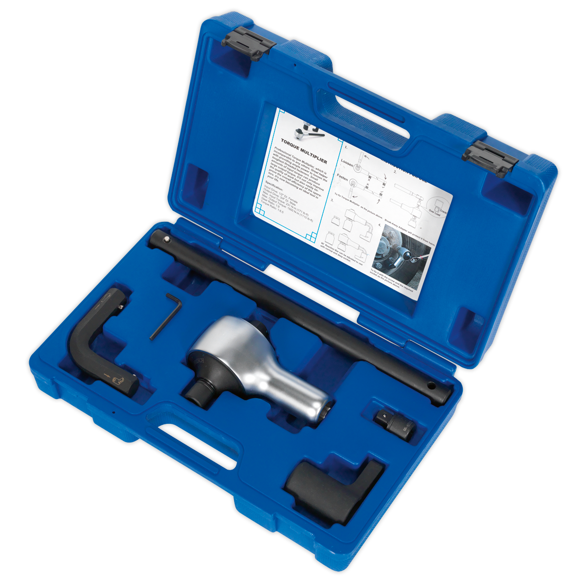 Sealey 7pc 1/2"-3/4"Sq Drive Torque Multiplier Set AK6290