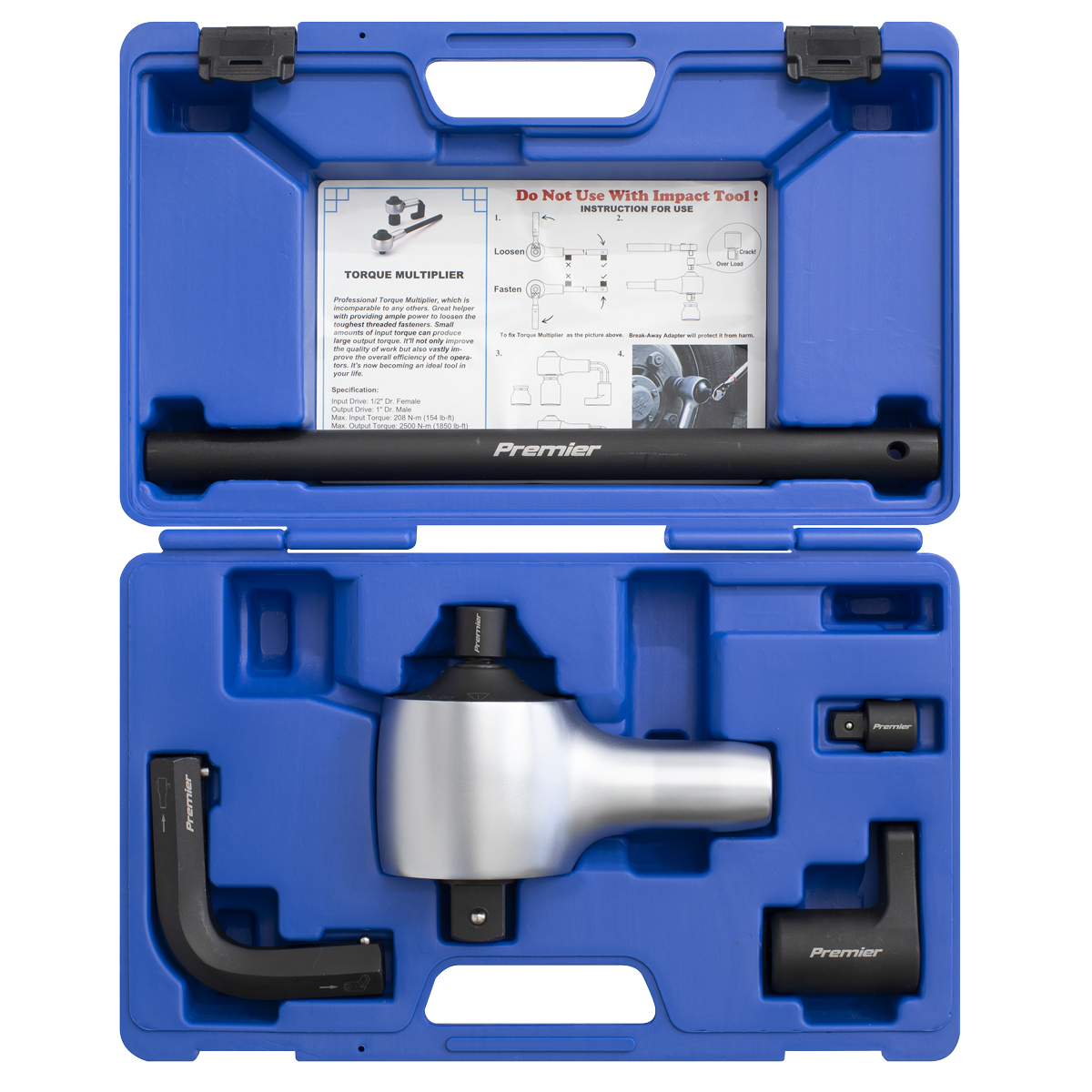 Sealey 7pc 1/2"-1"Sq Drive Torque Multiplier Set AK6291