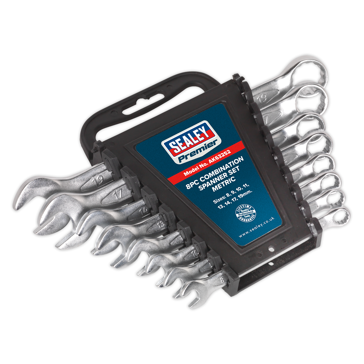 Sealey 8pc Combination Spanner Set AK63252
