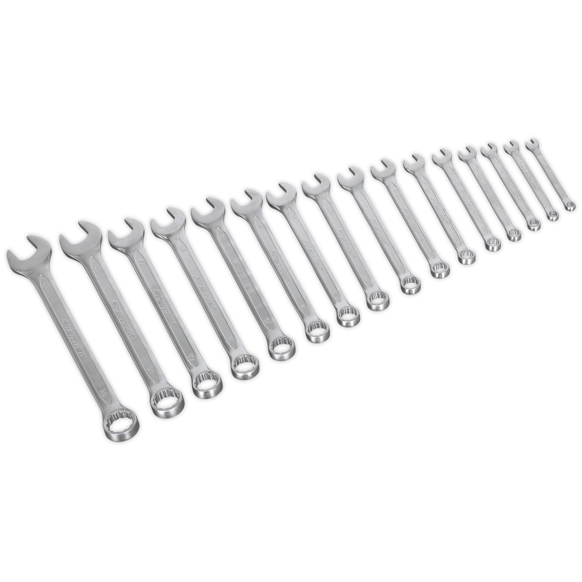 Sealey 16pc Combination Spanner Set AK63255