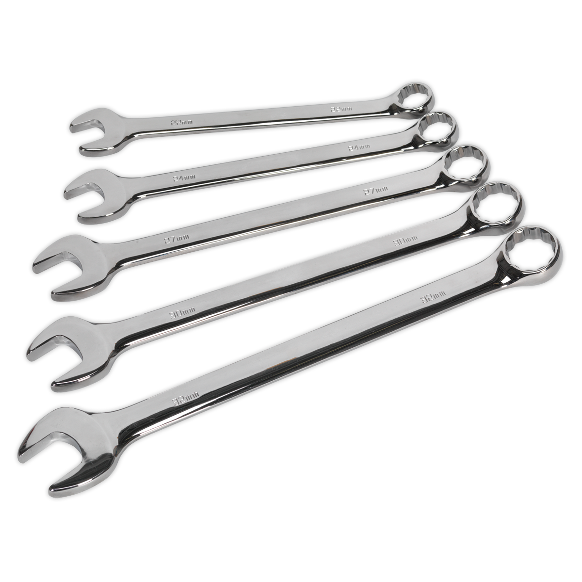 Sealey 5pc Jumbo Combination Spanner Set AK6329