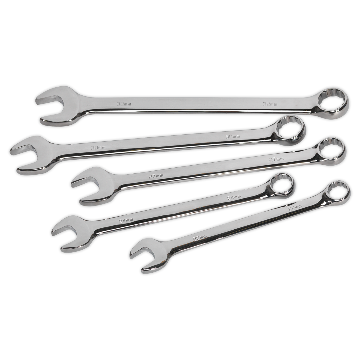 Sealey 5pc Jumbo Combination Spanner Set AK6329