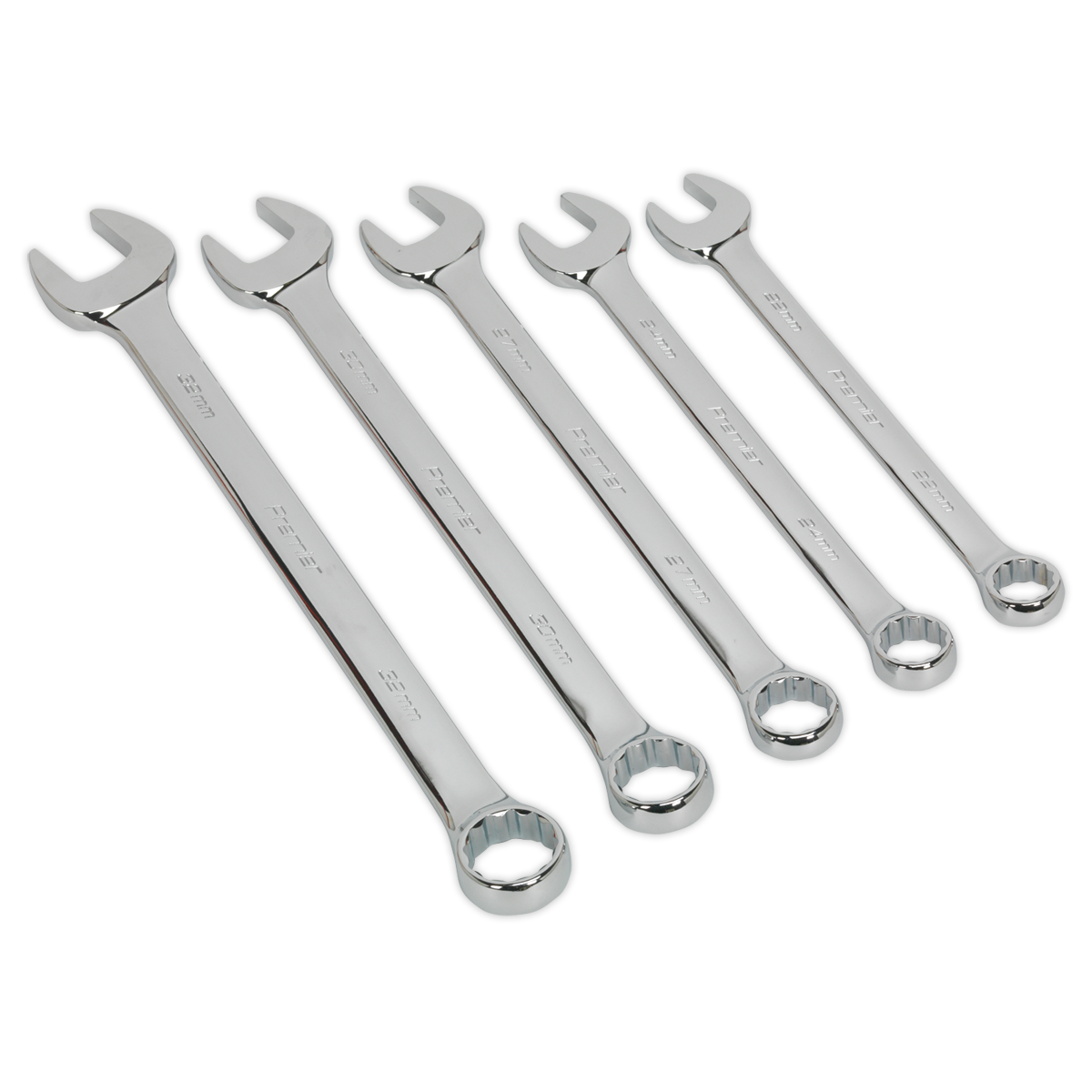 Sealey 5pc Jumbo Combination Spanner Set AK6329