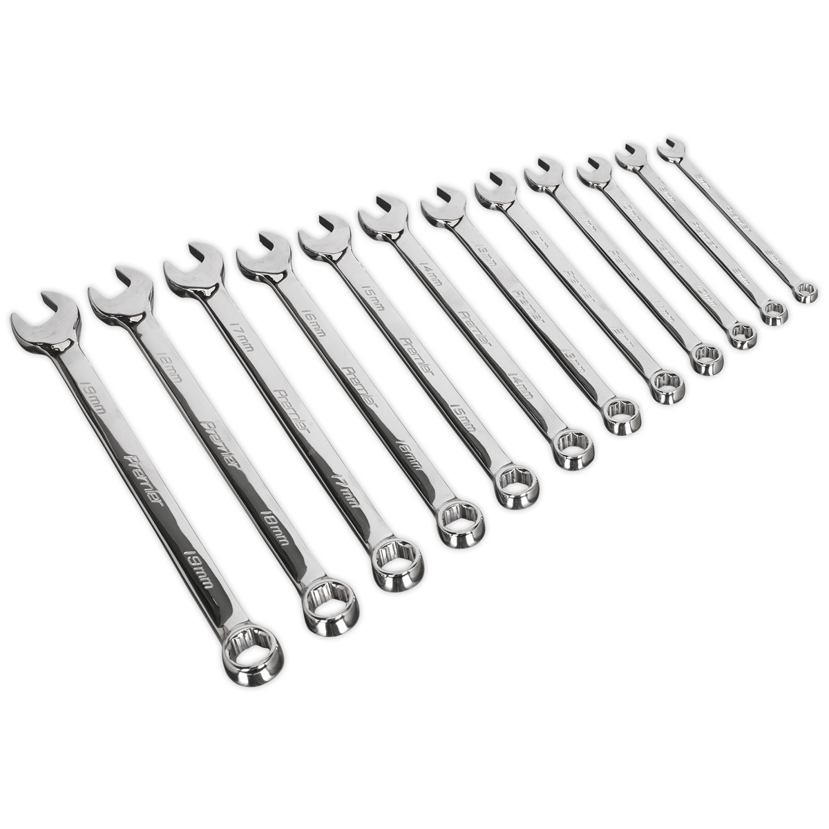 Sealey 12pc Lock-On™ Combination Spanner Set AK63925