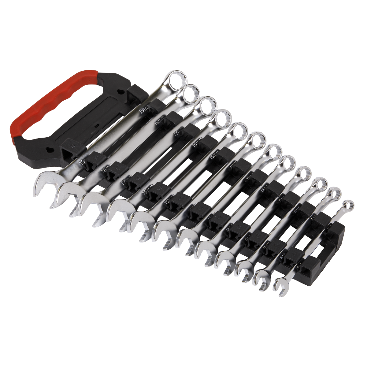 Sealey 12pc Anti-Slip Combination Spanner Set - Platinum Series AK63946