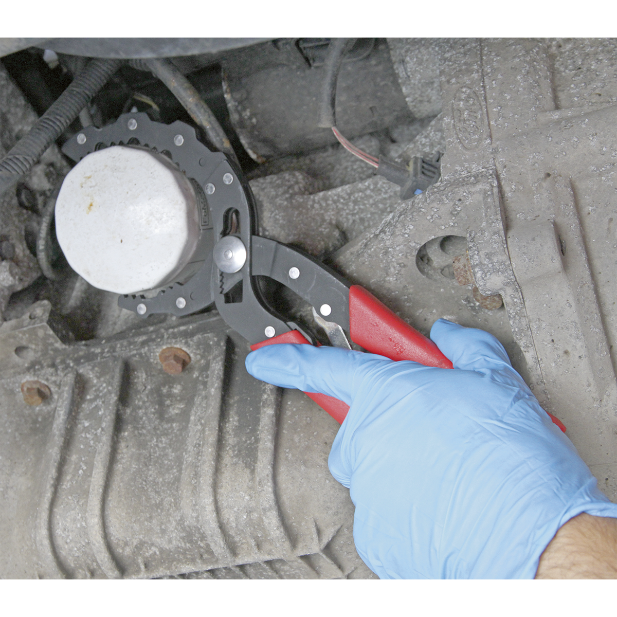 Sealey Auto-Adjusting Oil Filter Pliers AK6419