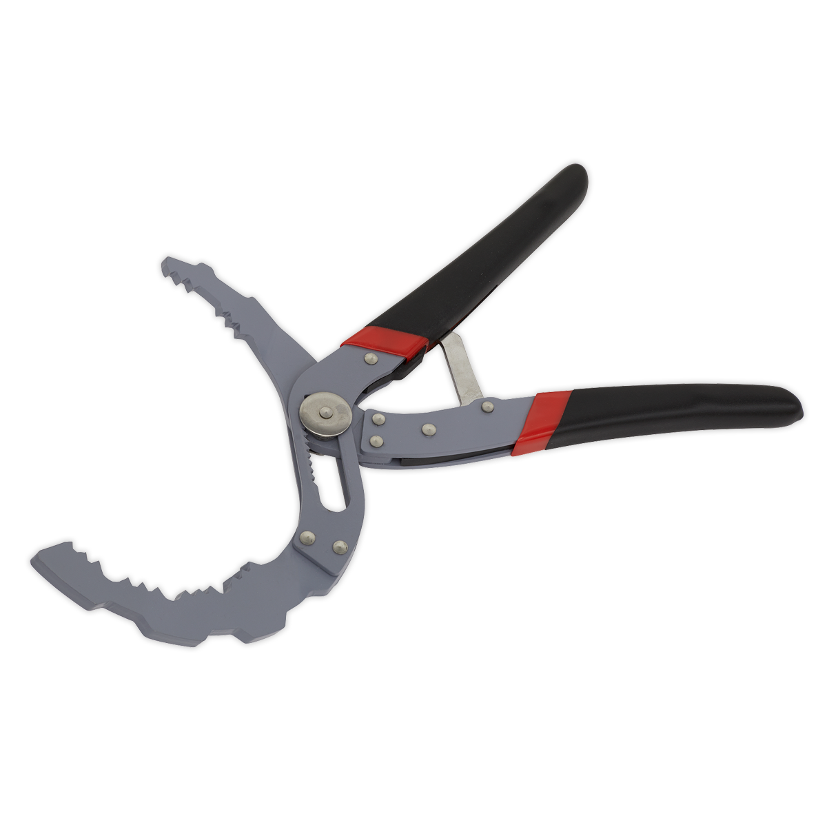 Sealey Self-Adjusting Oil Filter Pliers - Angled AK6421