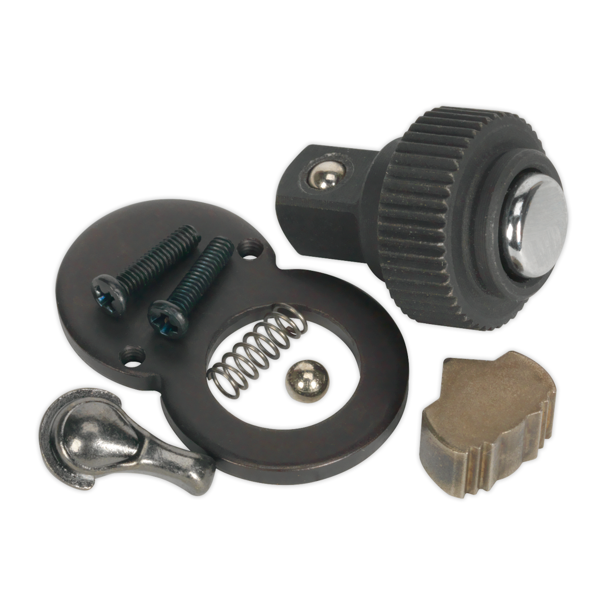 Sealey 1/4"Sq Drive Pear-Head Ratchet Wrench Flip Reverse AK660