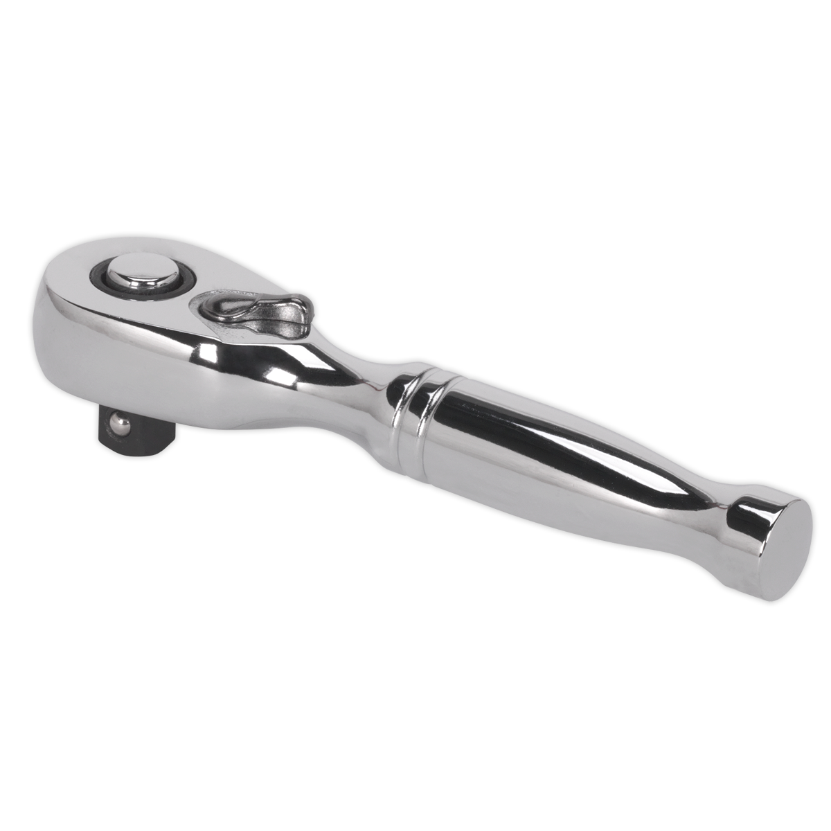 Sealey 1/4"Sq Drive Stubby Pear-Head Ratchet Wrench - Flip Reverse AK660S